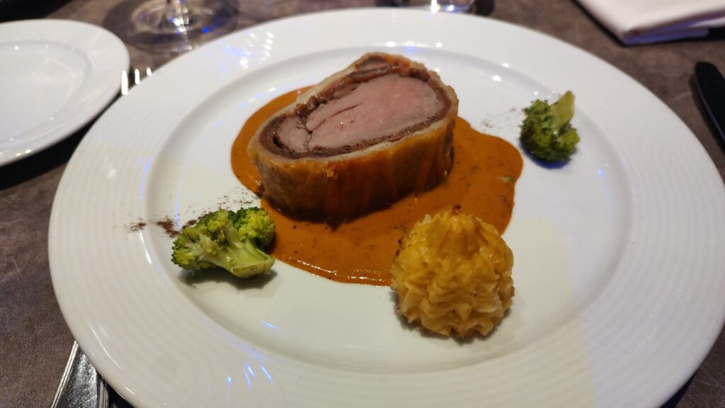Jantar à la carte - Bife Wellington