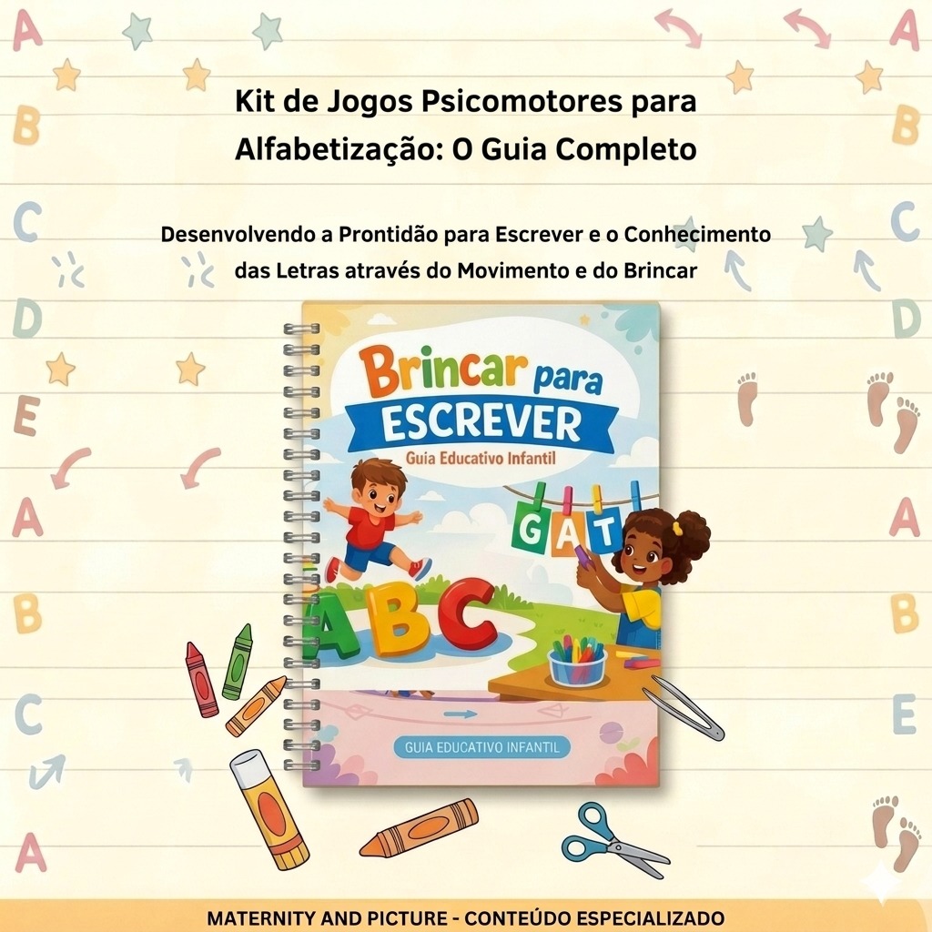 Kit de Jogos Psicomotores para Alfabetização